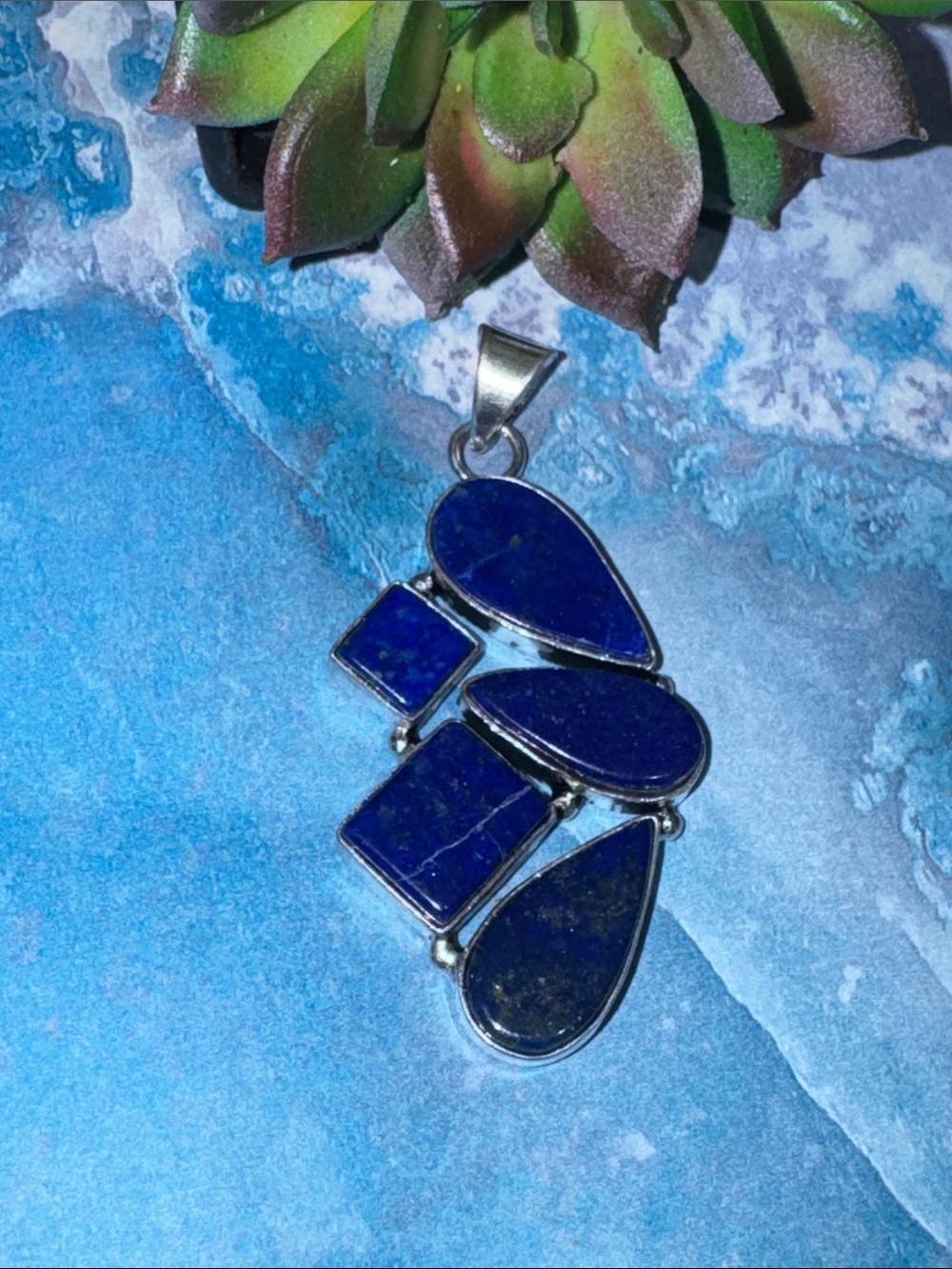 Lapis Lazuli Silver Pendant